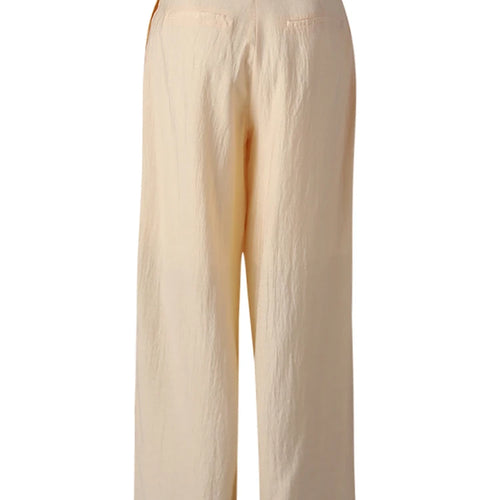 Load image into Gallery viewer, High Waist Yellow Irregular Ruffles Wide Leg Long Pants New Trousers Women Fashion Tide Spring Autumn 2025 CPG3259
