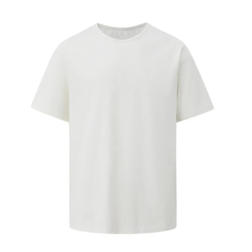 Load image into Gallery viewer, Summer Men's Short Sleeve T-shirts Korean Simple Solid Color Loose Korean Handsome Round Neck Casual T-shirt 9W1612
