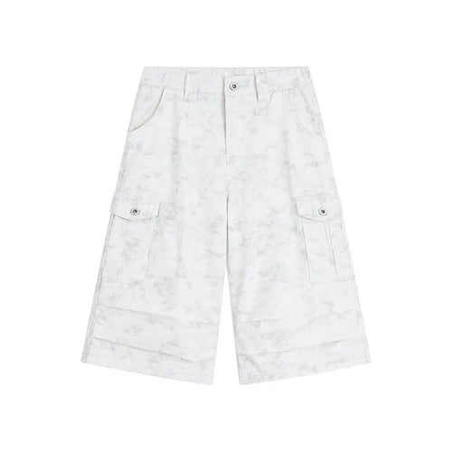 Load image into Gallery viewer, Men&#39;s Causal Cargo Shorts New Summer Dirty Pleated American Style Loose Wide Leg Design Handsome Male Bottoms 2025 9W1656
