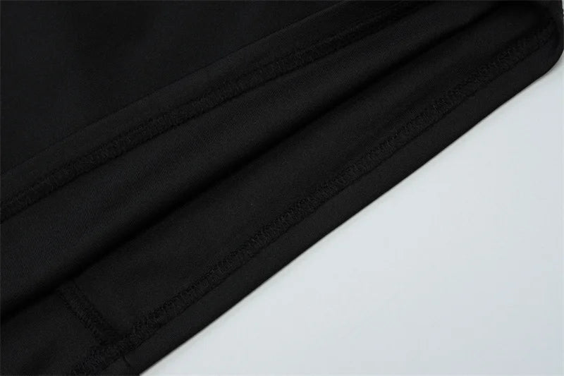 Summer Sleeveless Sexy Mini Dress Women Fashion Metal Ring Turtleneck Off-shoulder Strapless Club Party Dress Y2k