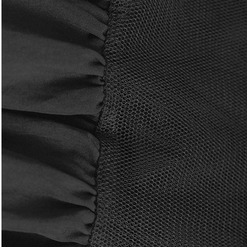 Load image into Gallery viewer, Women White Color-block Pleated Big Size Midi Dress New Round Neck Short Sleeve Fashion Tide Spring Summer 2025 1DJ1439
