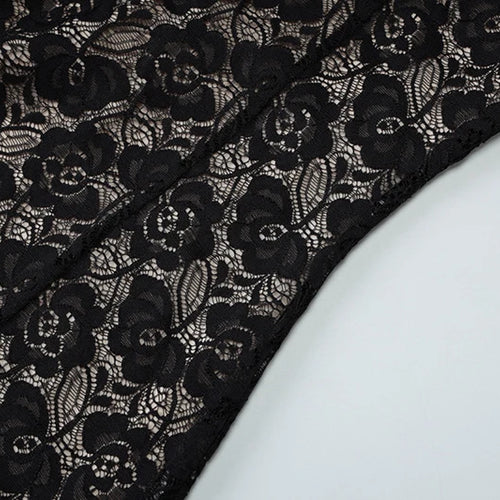 Load image into Gallery viewer, Lace Spaghetti Strap Sexy Mini Dress For Women Robe Fashion Off-shoulder Sleeveless Backless Floral Print Skinny Dress
