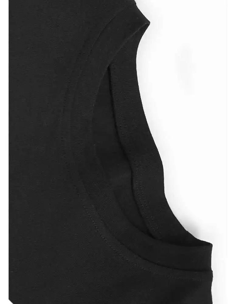 Women Black Side Pleated Spliced Big Size Midi Dress New Round Neck Long Sleeve Fashion Tide Spring Autumn 2025 1DH7010