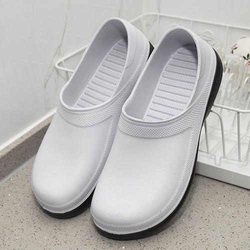 Load image into Gallery viewer, Hotel Kitchen Men&#39;s Shoes Non-slip Waterproof Oil-proof Work Shoes Breathable Resistant Kitchen Cook Chef Shoes Plus Size 49
