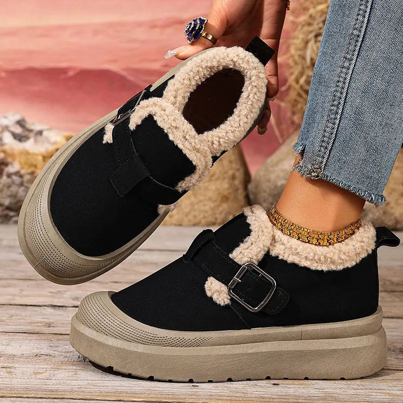 Women's Boots Casual Winter Shoes For Woman 2025 New Fur Shoes Winter Boots For Ankle Snow Botas Mujer Keep Warm Footwear Women