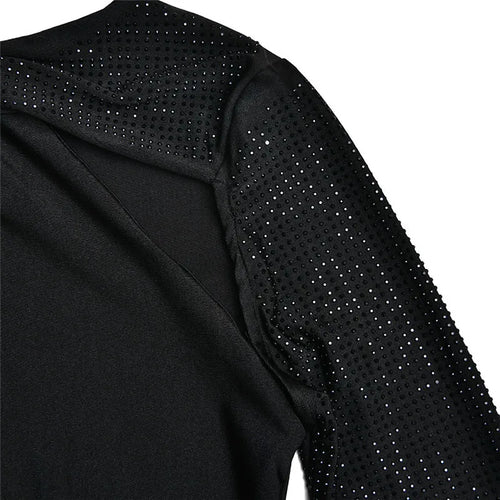 Load image into Gallery viewer, Hollow Out Sparkle Long Sleeve Maxi Dress For Women Glitter Vestidos Robe New Bodycon Shiny Night Club Party Long Dress
