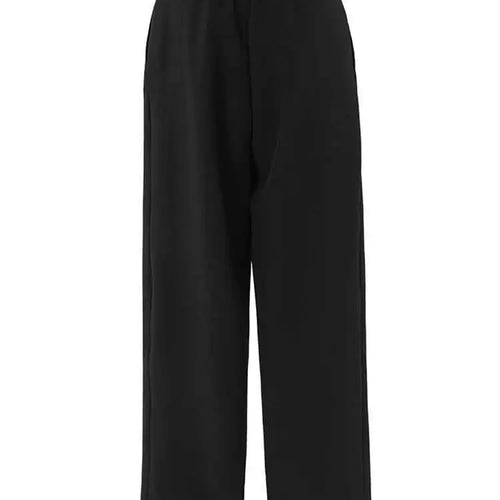 Load image into Gallery viewer, High Waist Black Topstitched Long Wide Leg Pants New Loose Fit Trousers Women Fashion Tide Spring Autumn 2025 1DF7779

