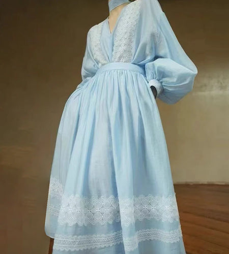 Hit Color Loose Two Piece Sets For Women V Neck Long Sleeve Top High Waist Temperament Skirts Female Fashion New