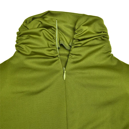 Load image into Gallery viewer, Elegant Turtleneck Long Sleeve Bodycon Maxi Dress Women Autumn Winter New Ruched Club Party Sexy Dress Vestidos
