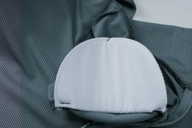 Elegant Turtleneck Long Sleeve Bodycon Long Dress For Women Autumn Winter New Ribbed Zipper Long Dress Fashion Clothes