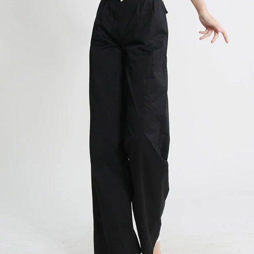 Load image into Gallery viewer, Casual Wide Leg Pants For Women High Waist Loose Solid Minimalsit Korean Fashion Trousers Female Clothing
