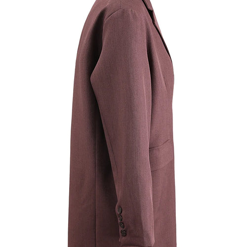 Load image into Gallery viewer, Women Red Brief Single Breasted Big Size Elegant Blazer New Lapel Long Sleeve Jacket Fashion Spring Autumn 2025 CPG1297
