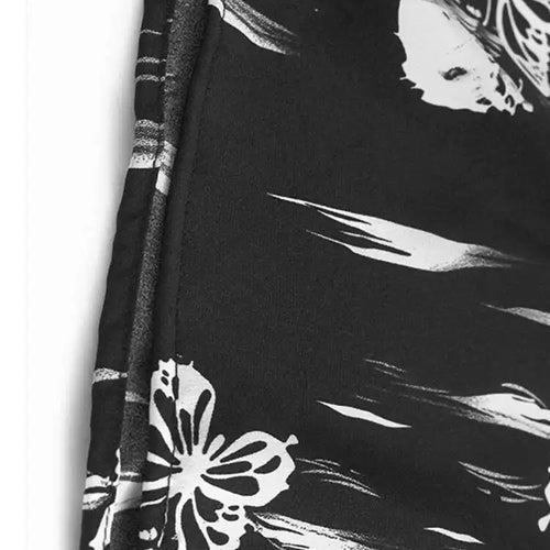 Load image into Gallery viewer, Women Black Knitting Pattern Printed Big Size Midi Dress New V-Neck Long Sleeve Fashion Tide Spring Autumn 2025 1DH7690
