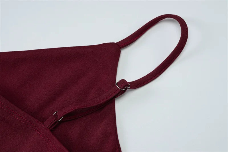 Mesh Hollow Out Backless Sexy Mini Dress Women Fashion Spaghetti Strap Sleeveless See Through Skinny Beach Party Dress