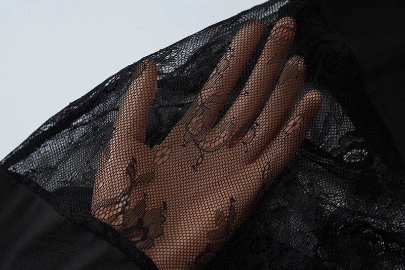 Sheer Lace Sleeveless Sexy Maxi Dress For Women Gown Summer Patchwork Fashion O Neck Bodycon Long Tank Dress Vestido