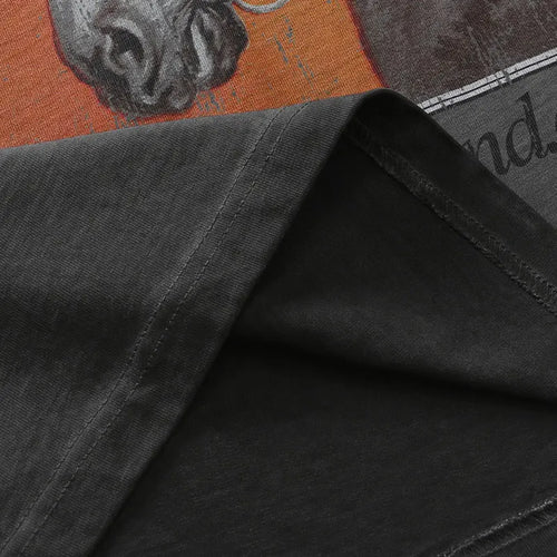 Load image into Gallery viewer, Men Vintage Tshirt Y2K Retro Horse Graphic Printed T-Shirts Streetwear Hip Hop Punk Gothic Baggy Grunge Tee Harajuku Washed Tops
