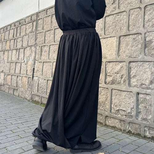 Load image into Gallery viewer, Men&#39;s Causal Trousers New Chinese Style Niche Design Irregular Casual Skirt Pants Trend Personalized Loose Pants 9W1788
