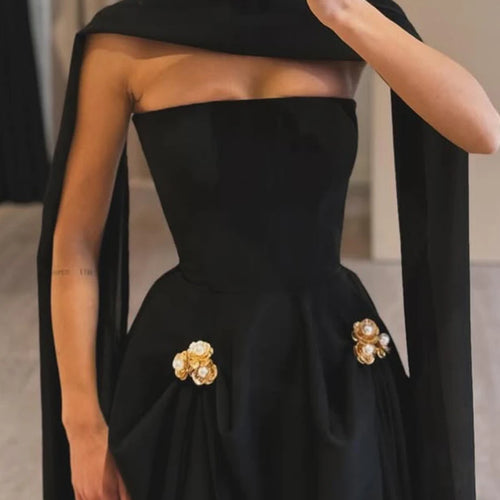 Load image into Gallery viewer, Solid Slimming Dresses For Women Strapless Sleeveless High Waist Temperament Long Dress Female Fashion Style New
