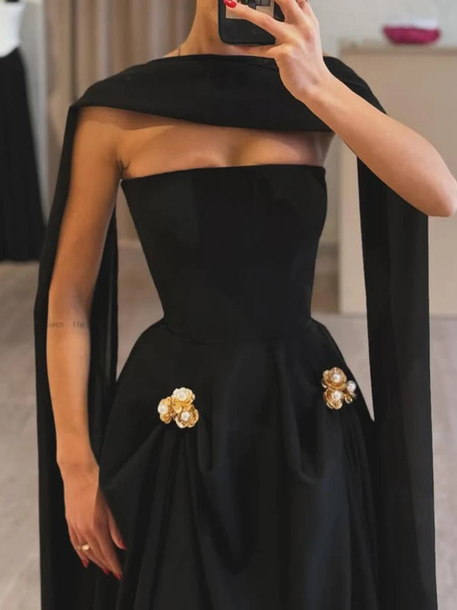 Solid Slimming Dresses For Women Strapless Sleeveless High Waist Temperament Long Dress Female Fashion Style New