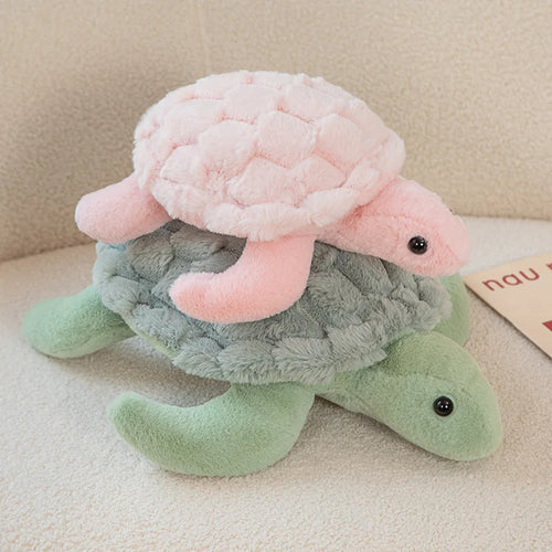 Load image into Gallery viewer, 28/38CM Lovely Plush Turtle Plush Pillow Hairy Stuffed Soft Animal Tortoise Pillow Sofa Cushion for Children Baby Birthday Gift
