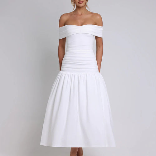 Load image into Gallery viewer, Elegant Sleeveless Tight Zipper Dress Women Sexy One Shoulder Backless Vestido Autumn/Winter Party Club Evening Dress
