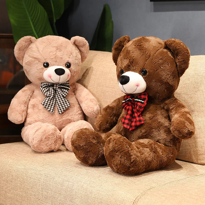 New Hot Kawaii 4 Colors Teddy Bear With Scarf Stuffed Animal Bear Plush Toys Doll Pillow Kids Lovers Birthday Baby Gift