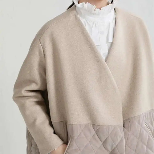 Load image into Gallery viewer, Apricot Warm Big Size Long Cotton-padded Coat Long Sleeve Loose Fit Women Parkas Fashion New Autumn Winter 2025 1DF4808
