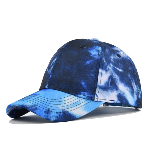 Load image into Gallery viewer, Baseball Cap New Spring Sunhat Tie-dyed Colorful Men Women Unisex-Teens Cotton Snapback Caps Vintage Hip Hop Summer Hat
