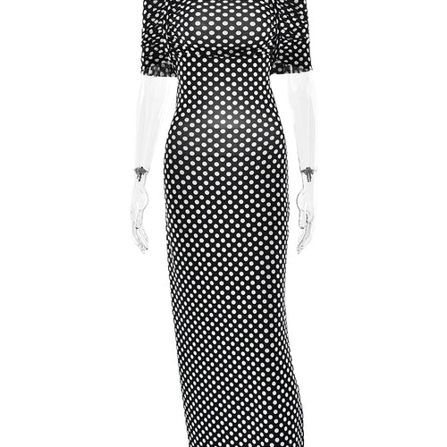 Load image into Gallery viewer, Elegant Sleeveless Hanging Collar One Shoulder Dress Women Sexy Backless Bodycon Slit Dress Party Holiday Beach Vestido
