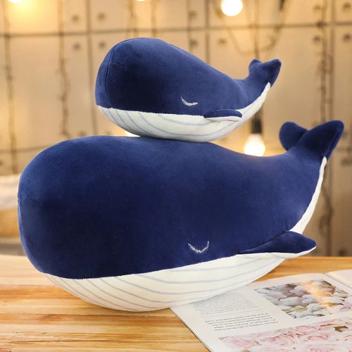 Load image into Gallery viewer, 25cm Blue Whale Stuffed Animal Giant Hugging Soft Pillow Toy Home Furnishings Sofa Car Cushion Children Birthday Gift
