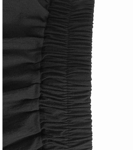 High Elastic Waist Black Dot Printed Irregular Long Wide Leg Pants New Trousers Women Fashion Spring Autumn 2025 1DH9642