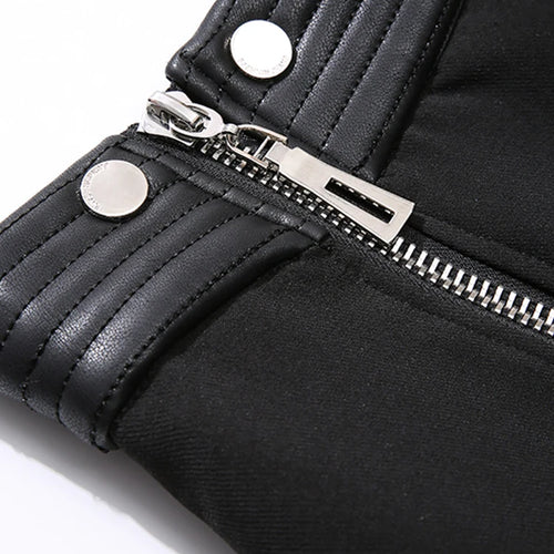 Load image into Gallery viewer, Solid Patchwork Zipper Slimming Skirts For Women High Waist Spliced Pockets Designer Bodycon Skirt Female Fashion
