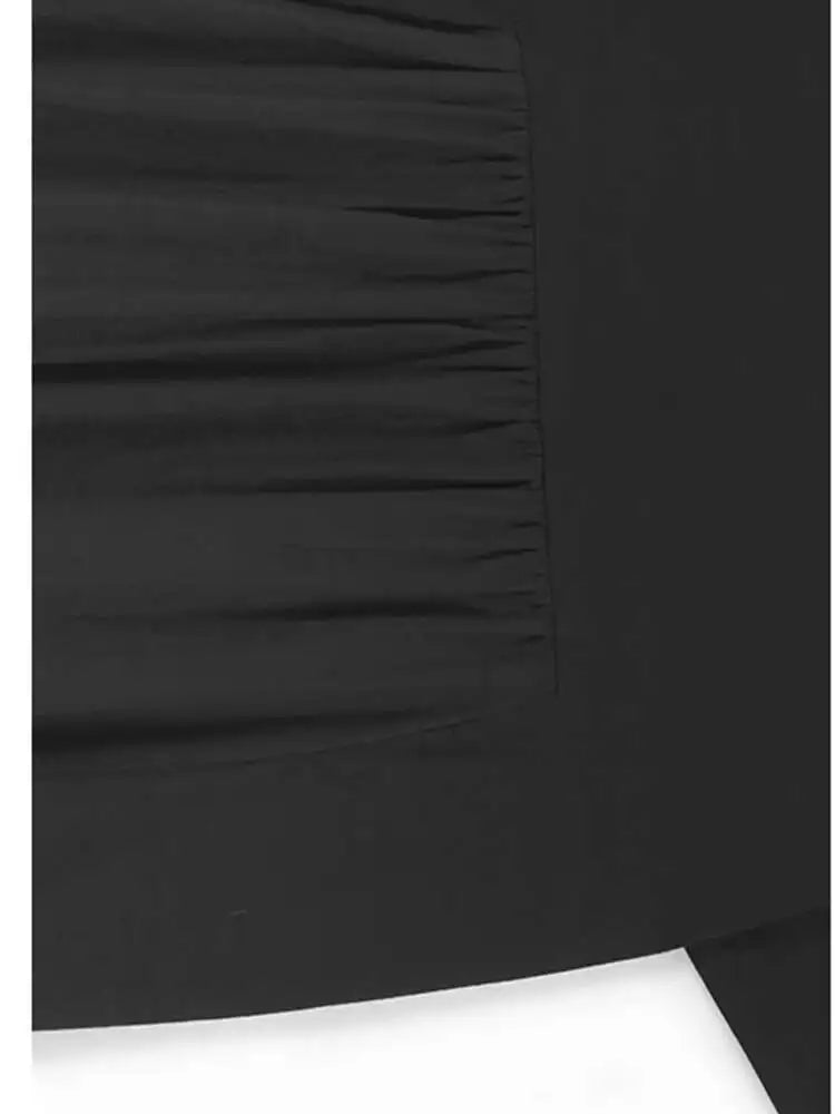 Women Khaki Pleated Spliced Big Size Midi Casual Dress New Round Neck Short Sleeve Fashion Tide Spring Summer 2025 1DH9811