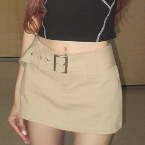 Load image into Gallery viewer, Solid Minimalist Spliced Zipper A Line Skirts for Women High Waist Versatile Mini Skirt Female Fashion Clothing New
