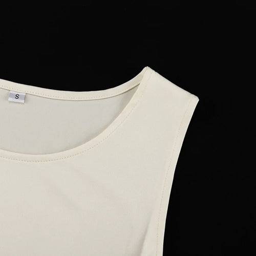 Load image into Gallery viewer, Patchwork Sleeveless Maxi Dress For Women Autumn New Casual Solid O Neck Loose A-line Long Tank Dress Elegant Fashion
