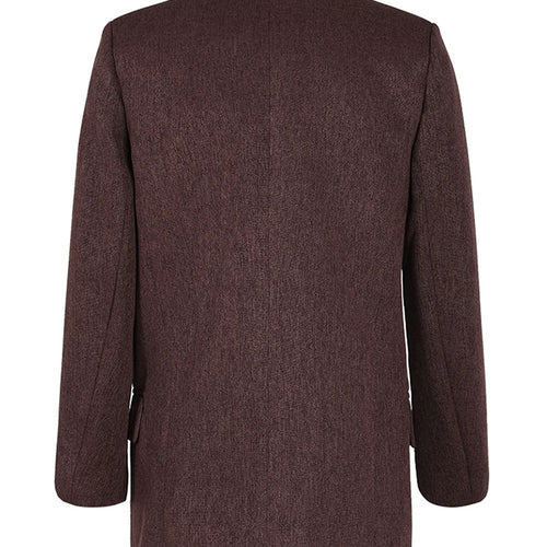 Load image into Gallery viewer, Women Gray Brief Double Breasted Elegant Blazer New Lapel Long Sleeve Jacket Fashion Tide Spring Autumn 2025 CPG1170
