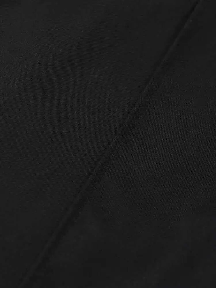 High Waist Black Pleated Double Layers Wide Leg Pants New Loose Fit Trousers Women Fashion Tide Spring Autumn 2025 1DF8559