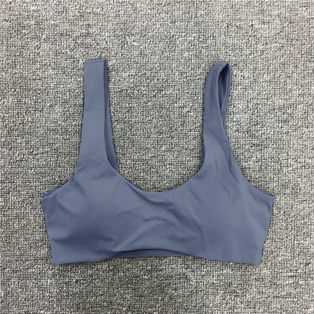 Women Nude Underwear Sports Bras Fitness Yoga Running Jogging Gym Wear Stretch Padded Sling Sport Top Athletic Vest Yoga Bra