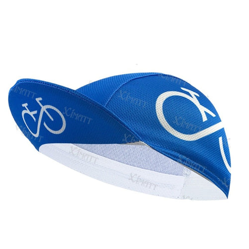 Load image into Gallery viewer, All-Match Summer Thin Blue Simple Bike Style Cycling Caps Men Women Road Bicycle Motorcycle Hats Lightweight Breathable
