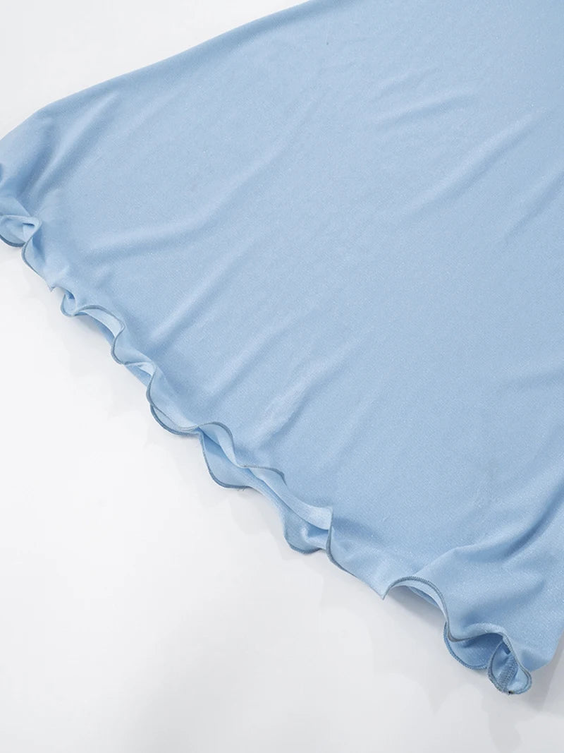 Halter Deep V Neck Backless Sexy Maxi Dress For Women Fashion Sleeveless High Waist Slim-fit Beach Club Party Dress