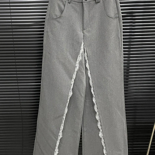 Load image into Gallery viewer, Hit Color Chic Two Piece Set For Women Strapless Sleeveless Vest High Waist Designer Pant Slimming Sets Female New
