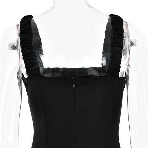 Load image into Gallery viewer, Elegant Satin Corset Mini Dress For Women  Fashion New Spaghetti Strap Sleeveless Backless A-line Club Party Sexy Dress
