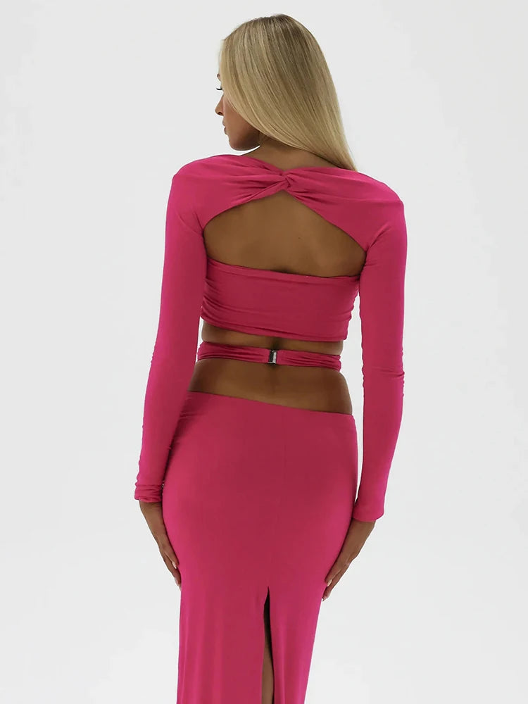 Strapless Hollow Out Spliced Tight Woman Dress Solid Preated Tight Feminine Maix Dress Elegant Prom Party Clothing 2023