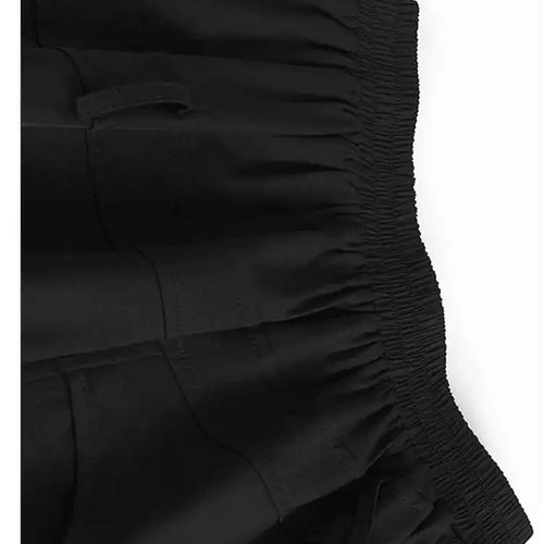 Load image into Gallery viewer, High Elastic Waist Black Irregular Hem Casual A-line Half-body Skirt Women Fashion Tide New Spring Autumn 2025 1DH6581
