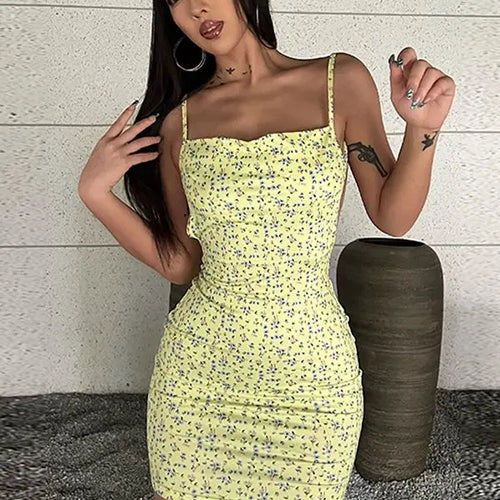 Load image into Gallery viewer, Flower Print Slip Sleeveless Backless Slim Sexy Maxi Dress 2022 Spring Women Elegant Streetwear Party Clothing Concise
