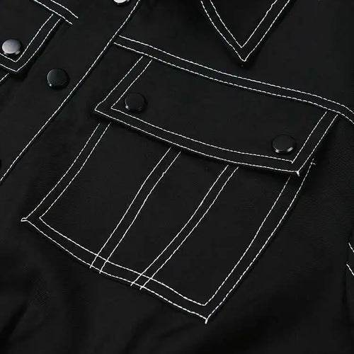 Load image into Gallery viewer, Black Jacket Big Size Wide Leg Pants Two Piece Suit New Lapel Long Sleeve Women Fashion Tide Spring Autumn 2025  CPG0425
