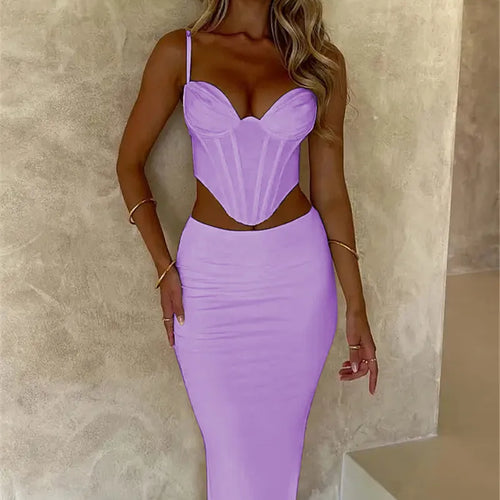 Load image into Gallery viewer, Thickened Fabric Sexy Maxi Skirt Women 2023 Autumn Winter New Solid High Waist Skinny Club Party Long Skirt Elegant
