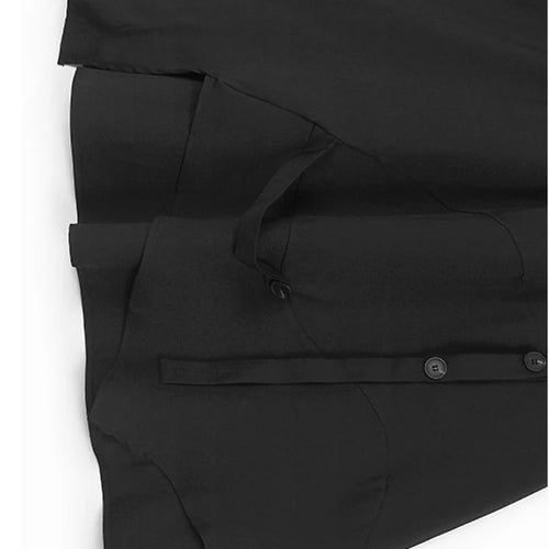 Load image into Gallery viewer, High Elastic Waist Apricot Button Ribbon Spliced A-line Half-body Skirt Women Fashion Tide New Spring Autumn 2025 1DJ1353
