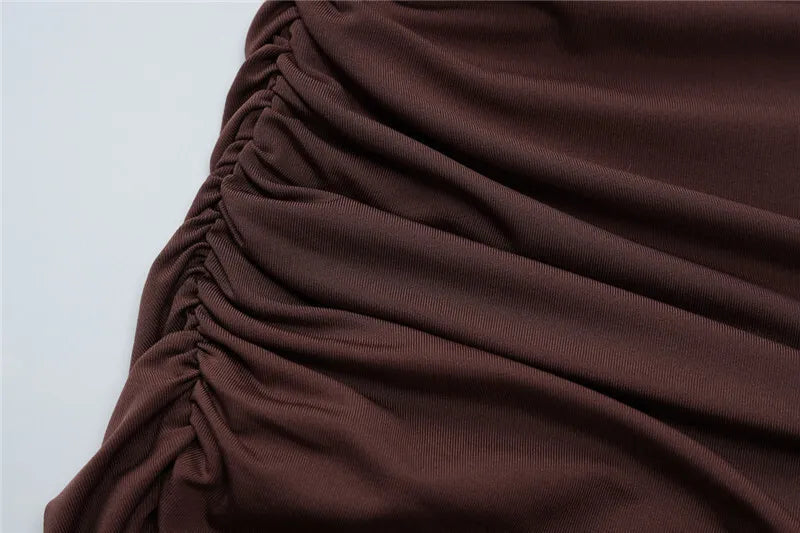 Oblique Shoulder Backless Sexy Maxi Dress For Women Fashion Off-shoulder Sleeveless High Waist Bodycon Club Long Dress