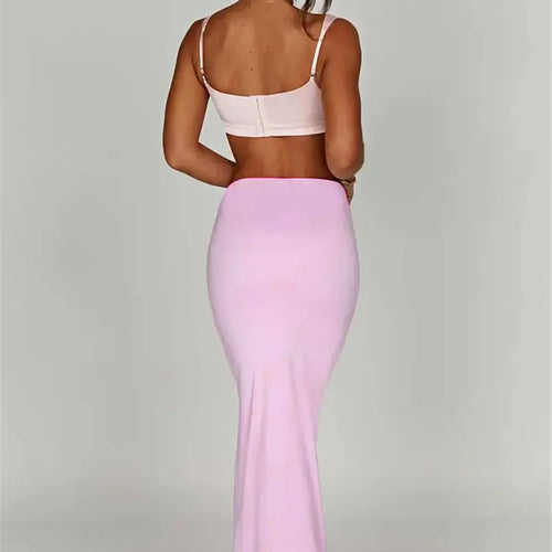 Load image into Gallery viewer, Thickened Fabric Sexy Maxi Skirt Women 2023 Autumn Winter New Solid High Waist Skinny Club Party Long Skirt Elegant
